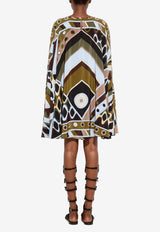 Pucci Vivara Print Silk Mini Kaftan Dress Multicolor 6HRL02 6H843 016