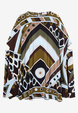 Pucci Vivara Print Silk Mini Kaftan Dress Multicolor 6HRL02 6H843 016