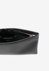 Aura Leather Clutch Bag