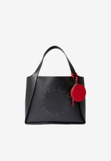 Stella McCartney Logo Coin Purse Keyring Red 7V0146WP0684_6309