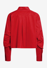 Loewe Anagram Boxy Shirt Red S540Y05XCMCO/S_LOEW-7100