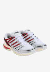 Mesh and Metallic Technical Sneakers