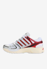 Mesh and Metallic Technical Sneakers