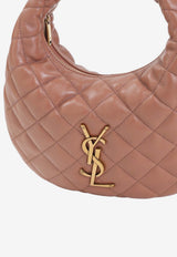Icarino Diamond-Quilted Leather Handbag