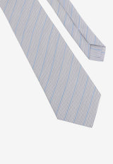 Striped Silk Jacquard Tie