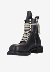 Rick Owens Army Gabe Leather Ankle Boots Black RU01F2829LOO_09