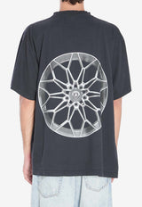 Balenciaga Lamborghini Oversized T-shirt Black 831305-TSVP9-1041