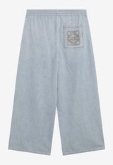 Loewe Anagram Washed Denim Pants Blue H616Y11X52CO/S_LOEW-8438