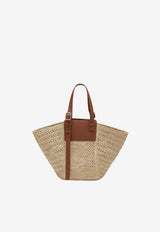 Loewe Medium Hammock Raffia Tote Bag Beige A538HNZX02NF/S_LOEW-2435