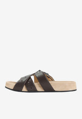 Belted Leather Sandals