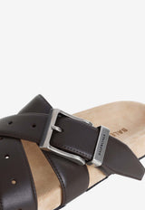 Belted Leather Sandals