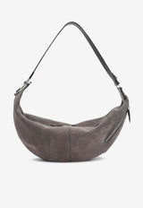 Quiver Clip Suede Shoulder Bag