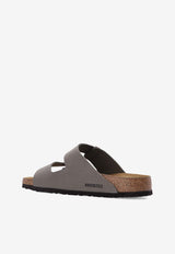 Birkenstock Arizona Birko-Flor Slides Gray 151211 0-STONE