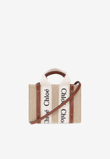 Chloé Mini Woody Handbag Beige CHC22AP237 I26-90U