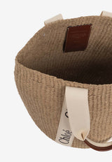 Chloé Large Woody Basket Bag Beige CHC22SS380 G55-101