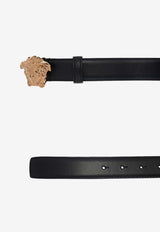 Versace Medusa-Buckle Leather Belt Black DCU4747 DVTP1-KVO41