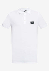 Dolce & Gabbana Logo Plaque Polo T-shirt White G8PL4T G7F2H-W0800