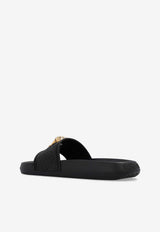 Versace Medusa Head Barocco Slides Black 1009461 DGOM8-KVO41
