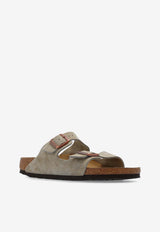 Birkenstock Arizona Suede Slides Beige 51463 0-TAUPE