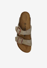 Birkenstock Arizona Suede Slides Beige 51463 0-TAUPE