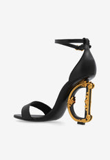 Dolce & Gabbana Keria 105 Nappa Leather Sandals Black CR0739 AV967-80999