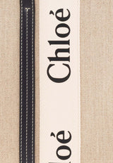 Chloé Medium Woody Tote Bag Beige CHC22AS383 I26-91J