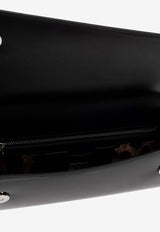 Dolce & Gabbana X Kim Sicily Patent Leather Handbag Black BB7465 AI413-80999