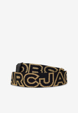Marc Jacobs Thin Outline Logo Webbing Strap Black 2S3SST002S02 0-007