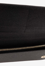 Dolce & Gabbana Mini Dauphine Print Leather Handbag Black BI3280 A1001-80999