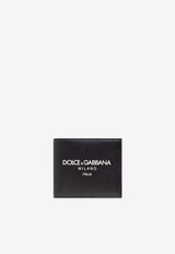 Dolce & Gabbana Logo Print Leather Wallet Black BP1321 AN244-HNII7