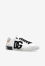 Dolce & Gabbana Portofino Vintage Low-Top Sneakers White CS2203 AO326-8G022