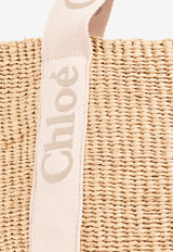 Chloé Woody Large Basket Bag Beige CHC23AS380 L18-26Y