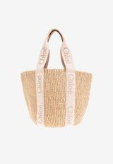 Chloé Woody Large Basket Bag Beige CHC23AS380 L18-26Y