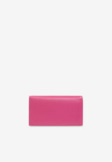 Dolce & Gabbana DG Logo Leather Crossbody Bag Pink BI3279 AG081-80441