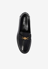 Versace La Medusa Leather Loafers Black 1012123 1A08773-1B00V