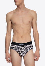 Tom Ford Leopard Print Briefs Multicolor T4LC11720 0-278