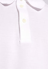 Givenchy Logo Embroidered Polo T-shirt White BM71K R3YCD-100