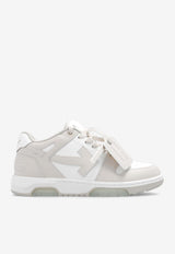 Off-White Out Of Office Leather Low-Top Sneakers White OWIA259C99 LEA006-0161