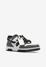 Off-White Out Of Office Leather Low-Top Sneakers Gray OMIA189C99 LEA013-0710