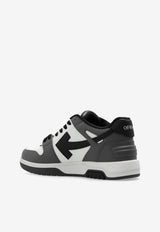 Off-White Out Of Office Leather Low-Top Sneakers Gray OMIA189C99 LEA013-0710