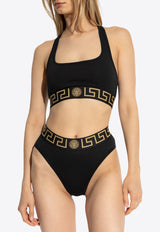Versace Greca Racerback Bra Black AUD01039 1A10011-A1008