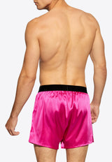 Tom Ford Silk Boxer Shorts Pink T4LE41010 0-672