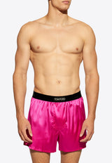 Tom Ford Silk Boxer Shorts Pink T4LE41010 0-672