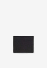 Ferragamo Gancini Leather Bi-Fold Wallet Black 661457 MICRO GANCIO 775650-NERO