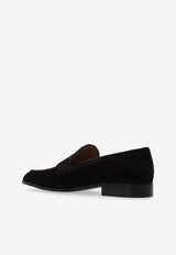 Gianvito Rossi George Suede Loafers Brown U25350 20CUO-SUEMOKA