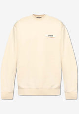 Jacquemus Gros Grain Logo Sweatshirt Beige 245JS206 2036-150