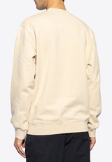 Jacquemus Gros Grain Logo Sweatshirt Beige 245JS206 2036-150