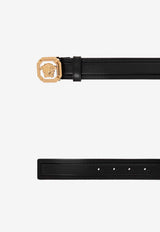 Versace La Medusa Leather Belt Black 1016069 1A11250-1B00V