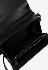 Versace Medusa Biggie Leather Messenger Bag Black 1012886 1A10544-1B00V