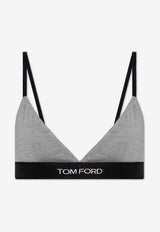 Tom Ford Signature Logo Triangle Bra Gray BRJ009 JEX011-IG164